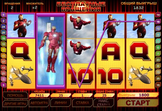 免費旋轉插槽Iron Man