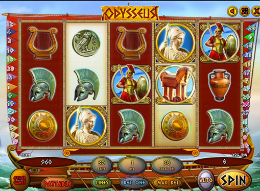 Odysseus在線播放插槽以獲取金錢